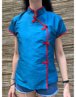 Vintage ασιάτικο top L