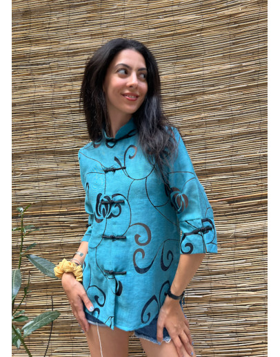 Vintage ασιάτικο top M-L