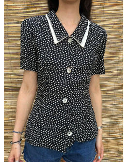 Vintage floral top S-M