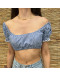 Vintage καρό cropped top S