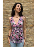 Vintage floral top S-M