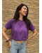 Vintage purple cropped top M-L