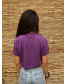 Vintage purple cropped top M-L