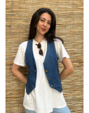 Vintage denim γιλέκο M