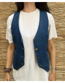 Vintage denim γιλέκο M