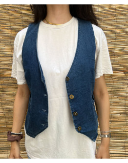 Vintage denim γιλέκο M