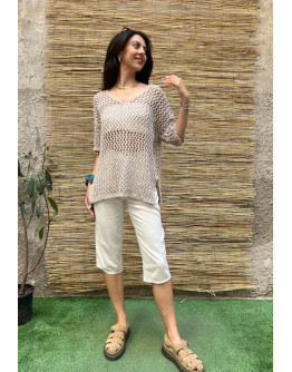 Vintage crochet top L