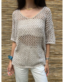 Vintage crochet top L