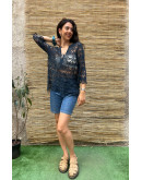 Vintage crochet top M