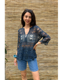 Vintage crochet top M