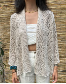 Vintage crochet ζακέτα M