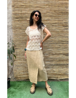 Vintage crochet top S-M