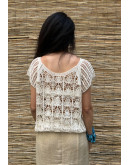 Vintage crochet top S-M