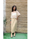 Vintage crochet top L