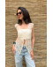 Vintage crochet vest L