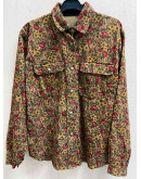 Vintage floral corduroy shirt XL