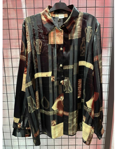 Vintage 90's printed shirt oversized