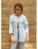 Vintage unisex denim πουκάμισο M