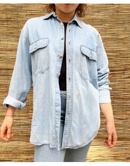 Vintage unisex denim πουκάμισο M