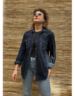 Vintage unisex denim πουκάμισο Diesel S