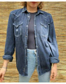 Vintage unisex denim πουκάμισο Diesel S