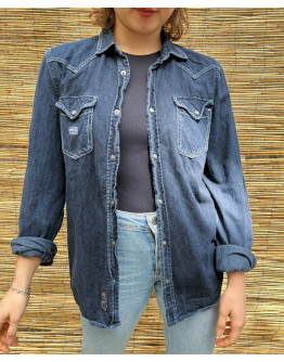 Vintage unisex denim πουκάμισο Diesel S