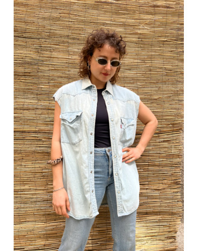 Vintage unisex denim γιλέκο Levi's L