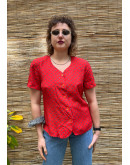 Vintage floral top M