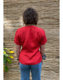 Vintage floral top M