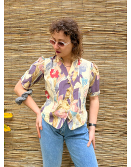 Vintage printed top M