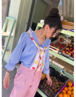Vintage plaid top XL