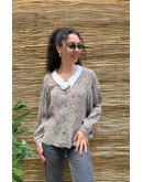 Vintage floral shirt M-L