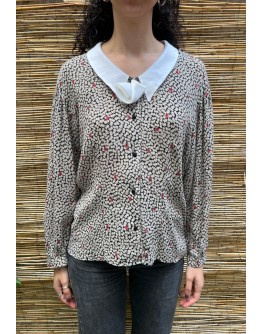 Vintage floral shirt M-L