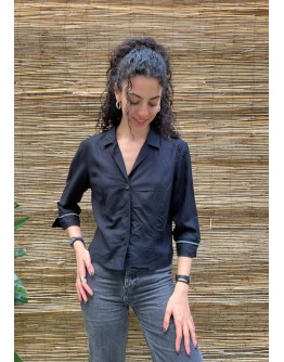 Vintage linen shirt M