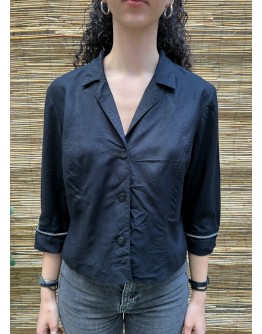 Vintage linen shirt M