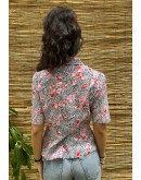 Vintage printed top S