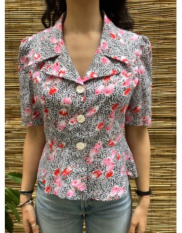 Vintage printed top S