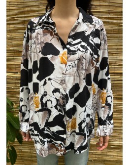 Vintage printed shirt XL