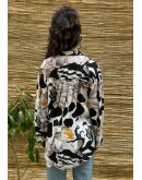 Vintage printed shirt XL