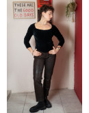 Vintage velvet top M