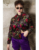 Vintage velvet top XL