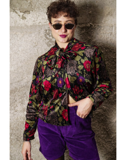 Vintage velvet top XL