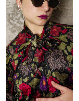 Vintage βελούδινο τοπ XL