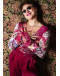 Vintage velvet top S-M