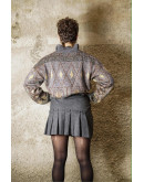 Vintage μάλλινη πλισέ φούστα M