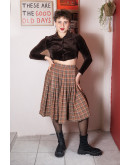 Vintage plaid skirt S