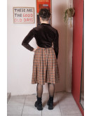 Vintage plaid skirt S