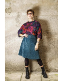 Vintage suede φούστα M-L