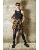 Vintage μάλλινη φούστα S-Μ