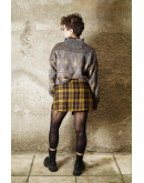 Vintage μάλλινη φούστα S-Μ